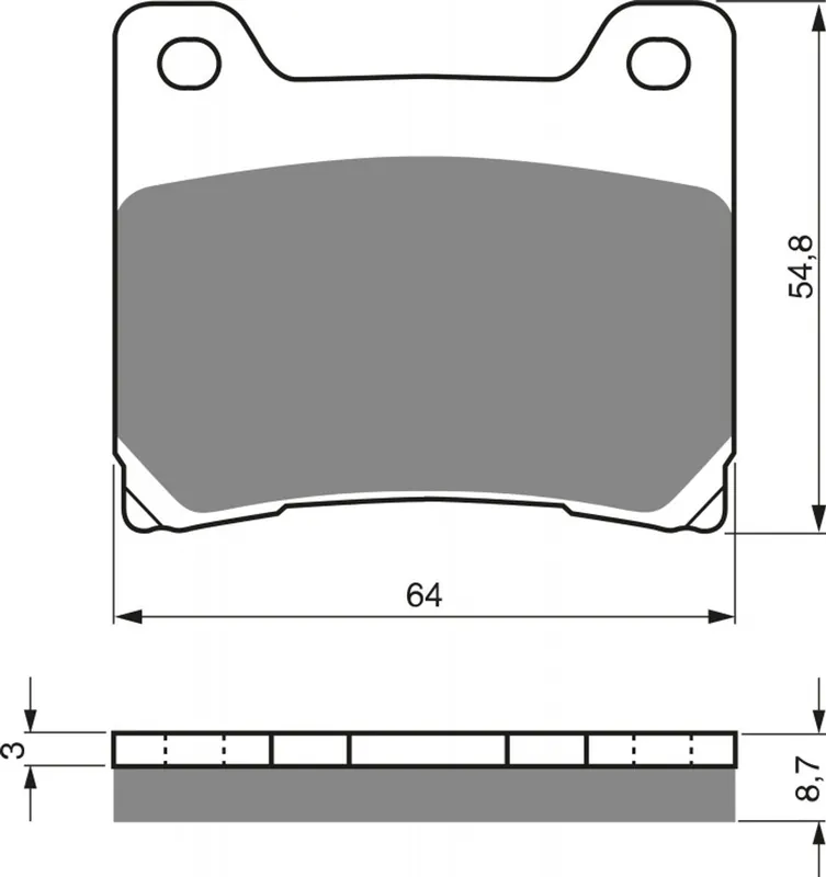 Kup Teď Brzdové destičky GOLDFREN 015 S33 STREET REAR