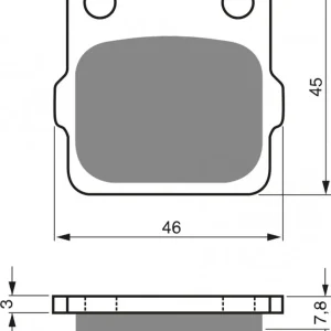 Dokud Zásoby Vydrží Brzdové destičky GOLDFREN 007 S33 OFF-ROAD REAR