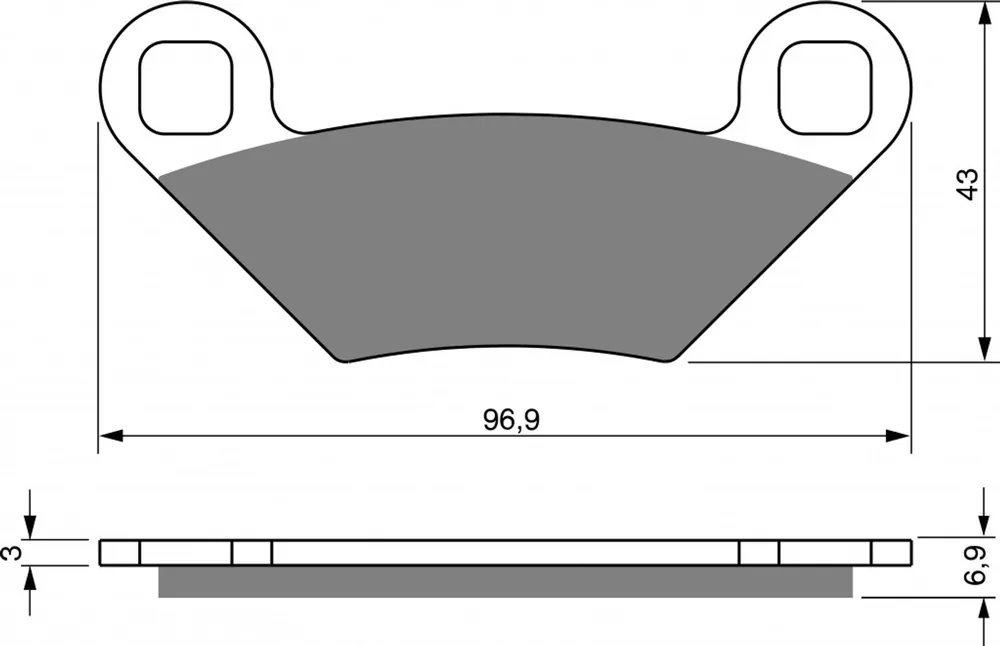 Bezpečná Platba Brzdové destičky GOLDFREN 300 S33 OFF-ROAD REAR