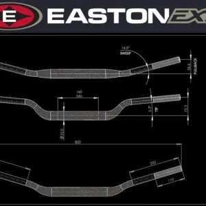 Levný Řídítka EASTON EXP EXP M 72 57