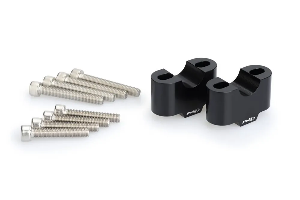 Zvýšení řidítek PUIG 3672N černý výška 30mm, d 22mm Cenově Výhodný