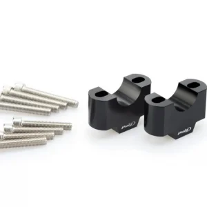 Zvýšení řidítek PUIG 3741N černý height 30mm, d 29mm Víkendová Akce