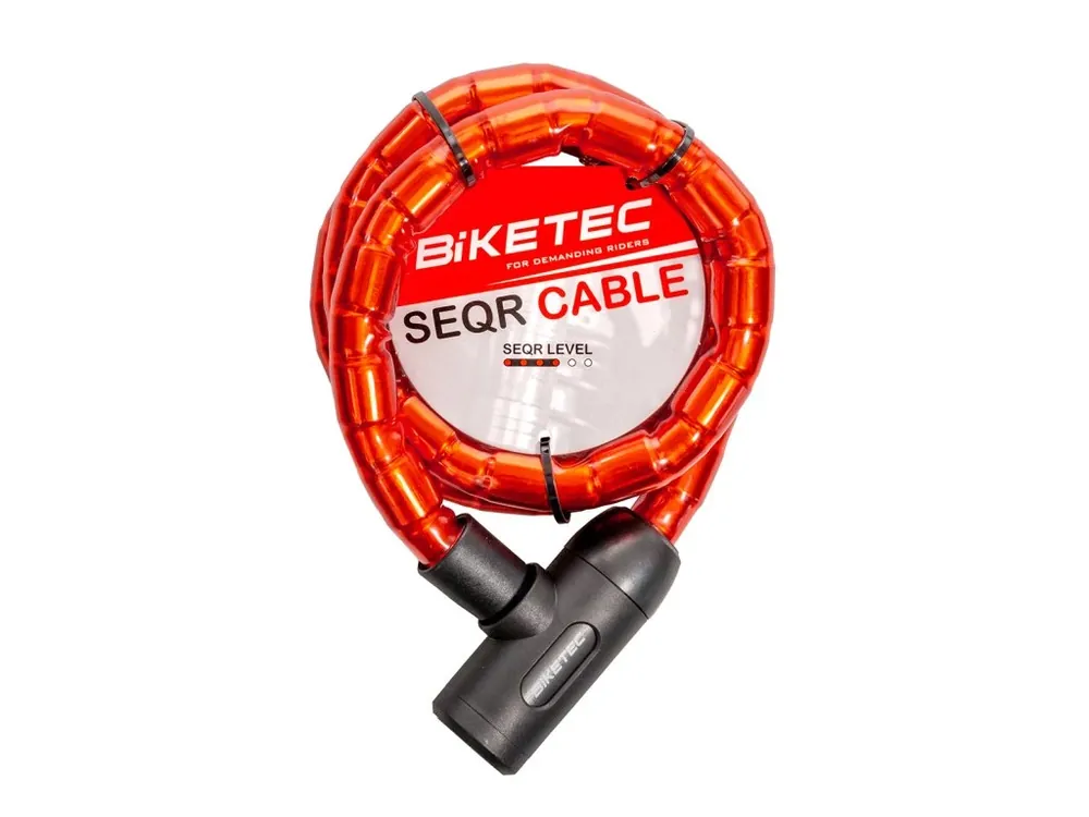 BIKETEC Lankový zámek 22 mm / 1,4 m Cenová Bomba