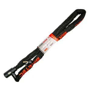 Vysoce Kvalitní BIKETEC Řetěz 1,5 m / 10 mm vestavěný zámek
