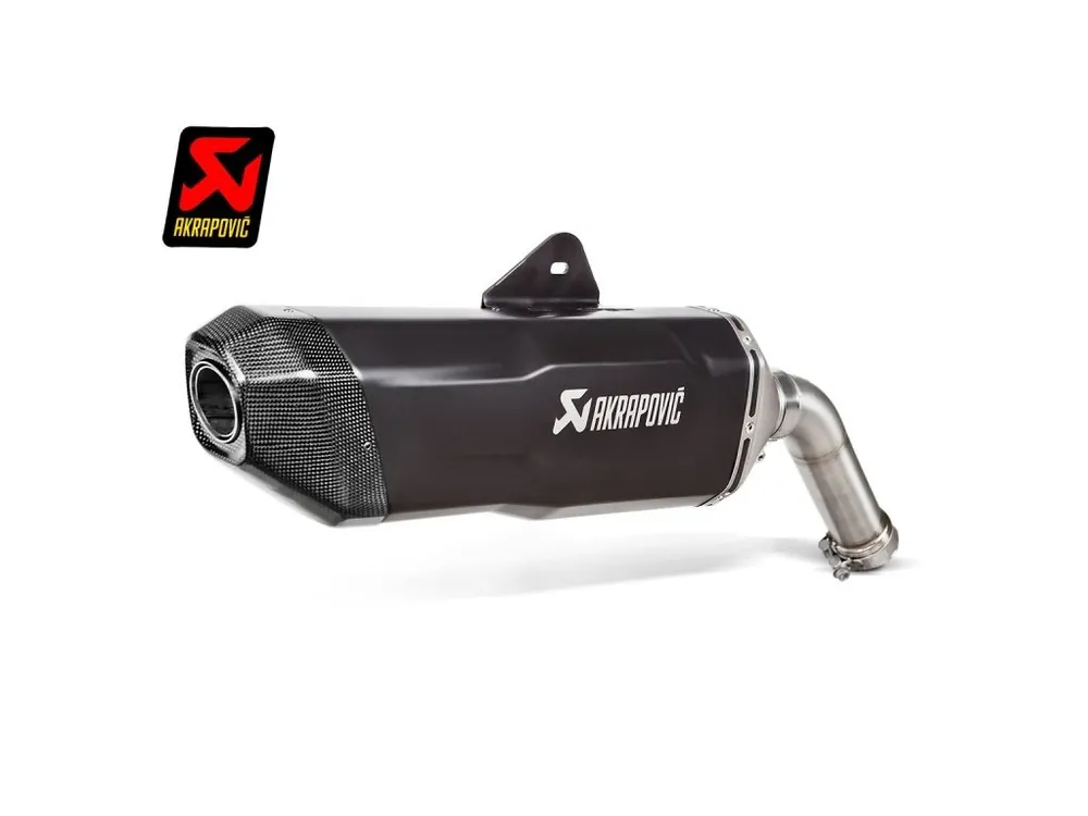 AKRAPOVIC Koncovka výfuku Titanium Black BMW F850GS Novinka