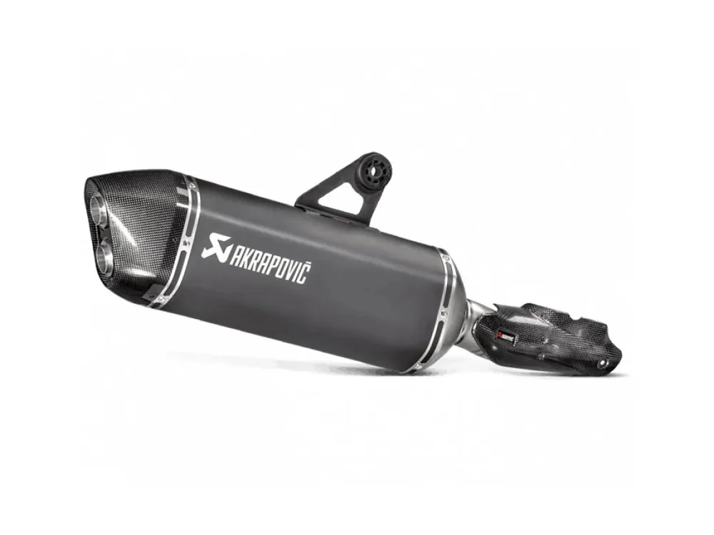 Přímo Od Výrobce AKRAPOVIC Koncovka výfuku Titanium Black BMW R1200GS 17-18