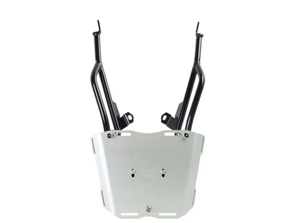 BMW F900GS LUGGAGE RACK PASSENGER GRIP Atlas plate silver Must-Have