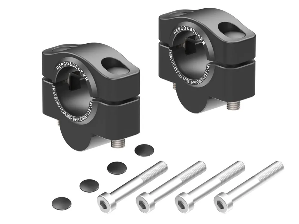 Odeslání Ihned Hepco Becker Zvýšení řídítek 20 mm, černé Honda XL750 Transalp 23 - 25
