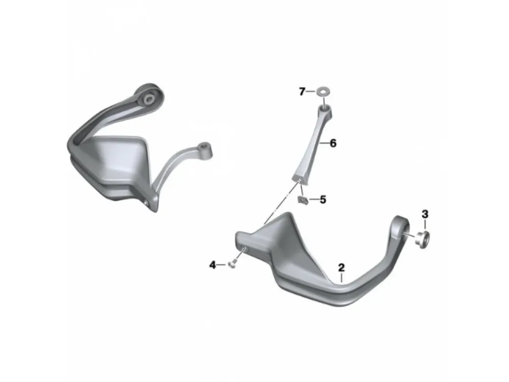 Kryty rukou BMW F850GS Jen Po Omezenou Doba