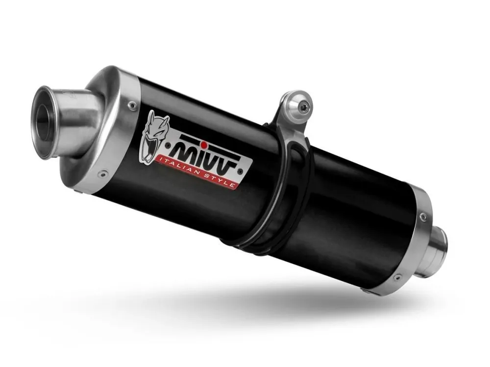 Časově Omezené Mivv Koncovka výfuku SPORT OVAL černá nerez Yamaha Ténéré 700 19 – 24