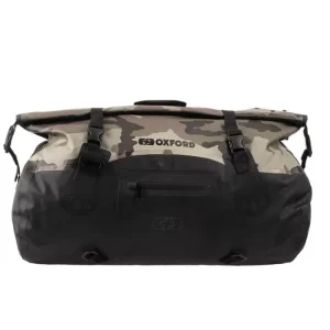 Pouze Dnes OXFORD Voděodolný vak Aqua T-50 ROLL BAG 50L černá/maskáčová