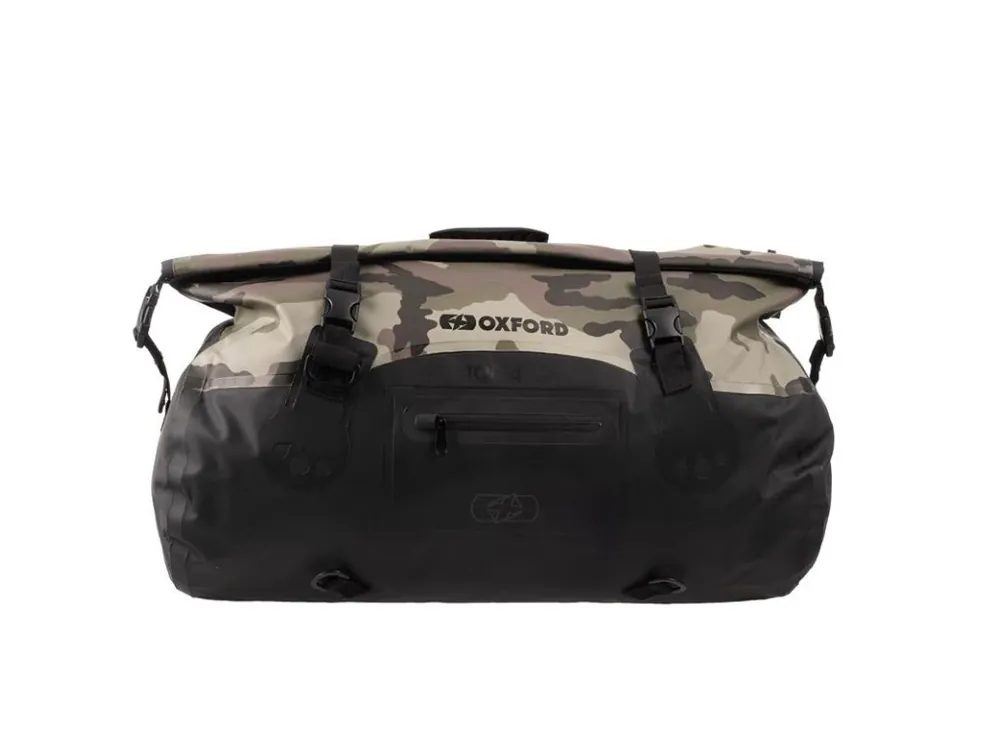 Pouze Dnes OXFORD Voděodolný vak Aqua T-50 ROLL BAG 50L černá/maskáčová