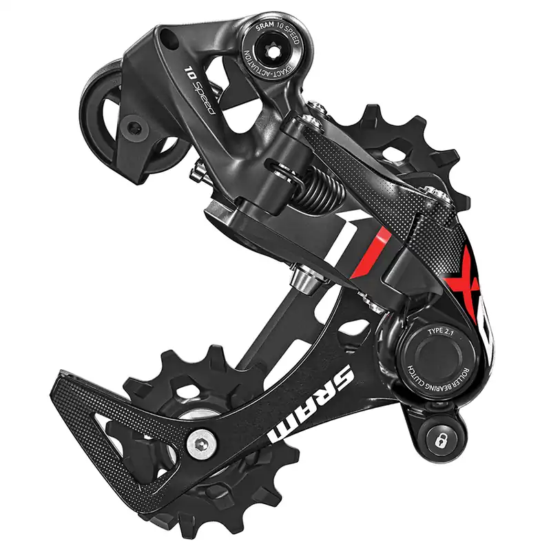 Sram přehazovačka X01 DH Type 2.1 7 rychlostní, krátké vodítko, černá Zlevněný