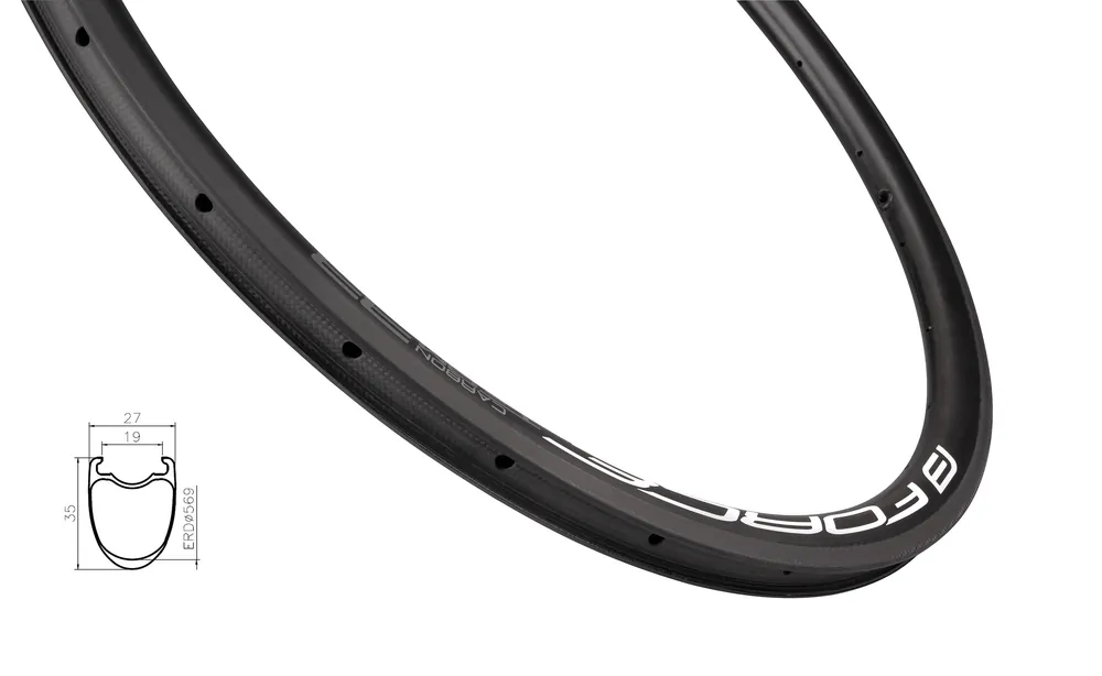 Ověřený Force ráfek silniční plášťový KARBON 33 mm