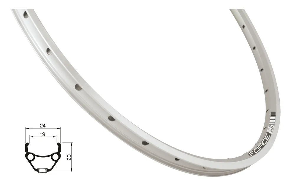Force ráfek CLASSIC 559x19, stříbrný Oblíbený