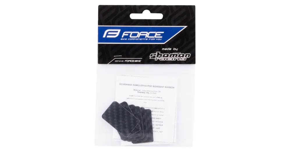Akce Samolepy pod bowden FORCE karbon 6 ks
