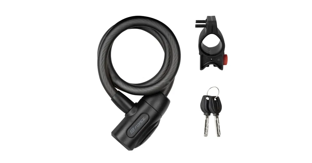 Zámek FORCE LUXO S12/800mm, černý Finální Výprodej