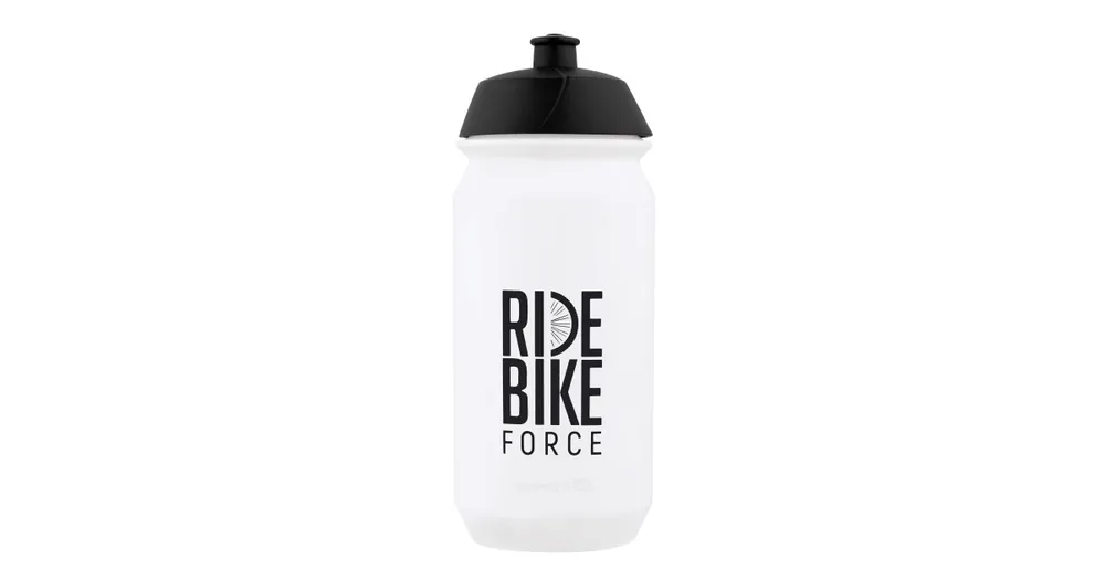 Láhev FORCE RIDE BIKE 0,5 l transparentní/černá Autentický